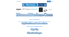 Desktop Screenshot of homemarker.com